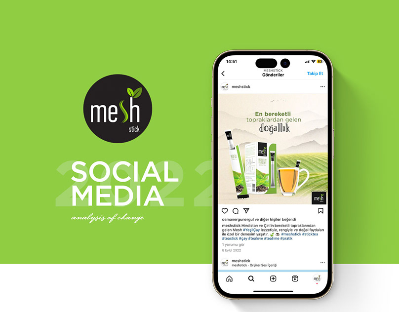 Mesh Stick Social Media Design